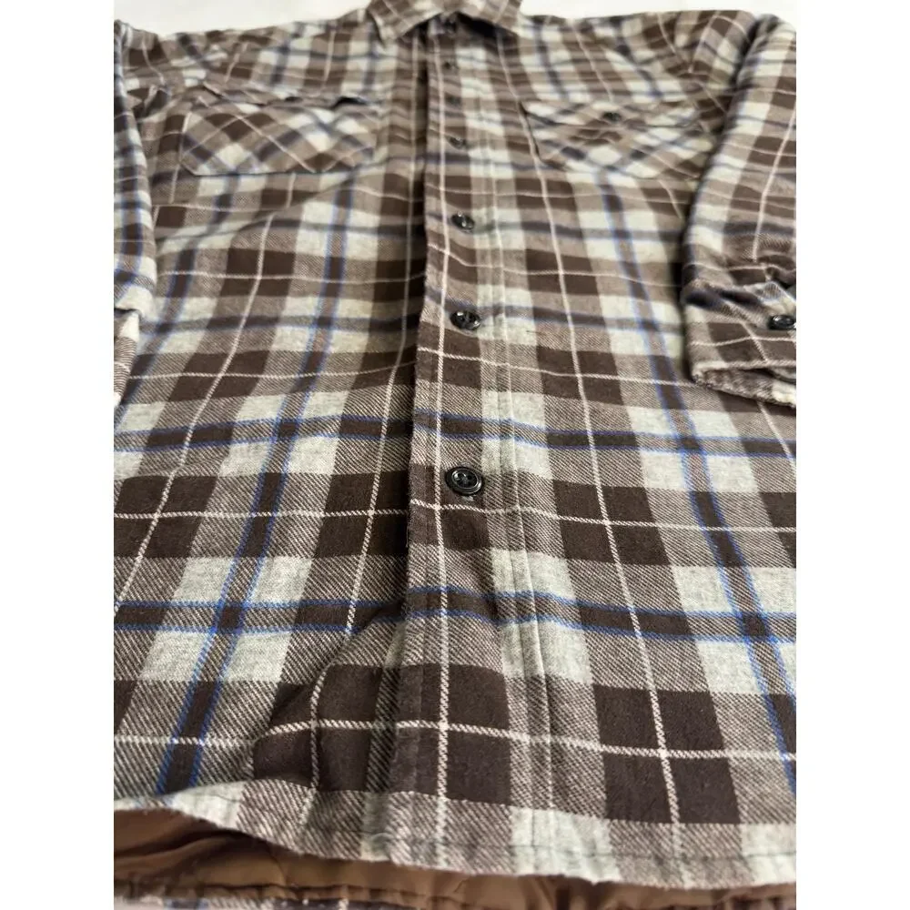 Vintage Sears Plaid Button Down Shirt| Made In The USA - Picture 4 of 9